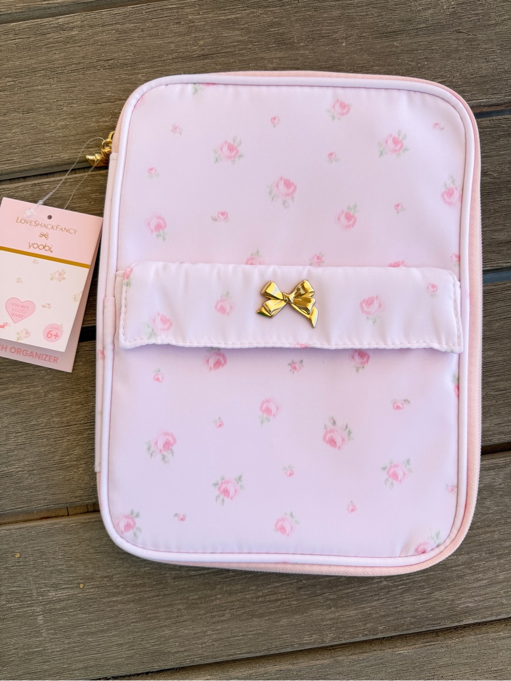 LoveShackFancy × Target Yoobi Blooming Heirloom Ditsy Tech Organizer
